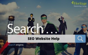 Search bar that reads Search Engine Optimization Website Help